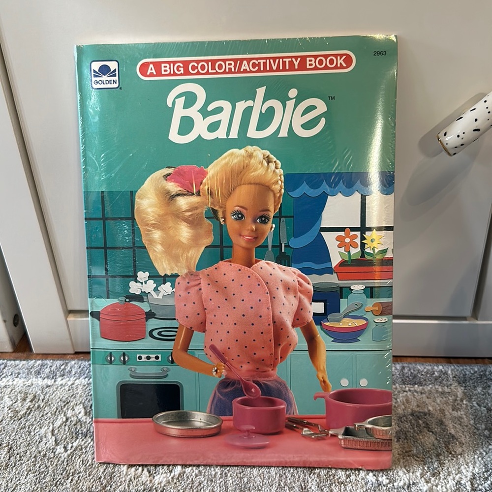 Brand New Vintage Barbie Coloring Book